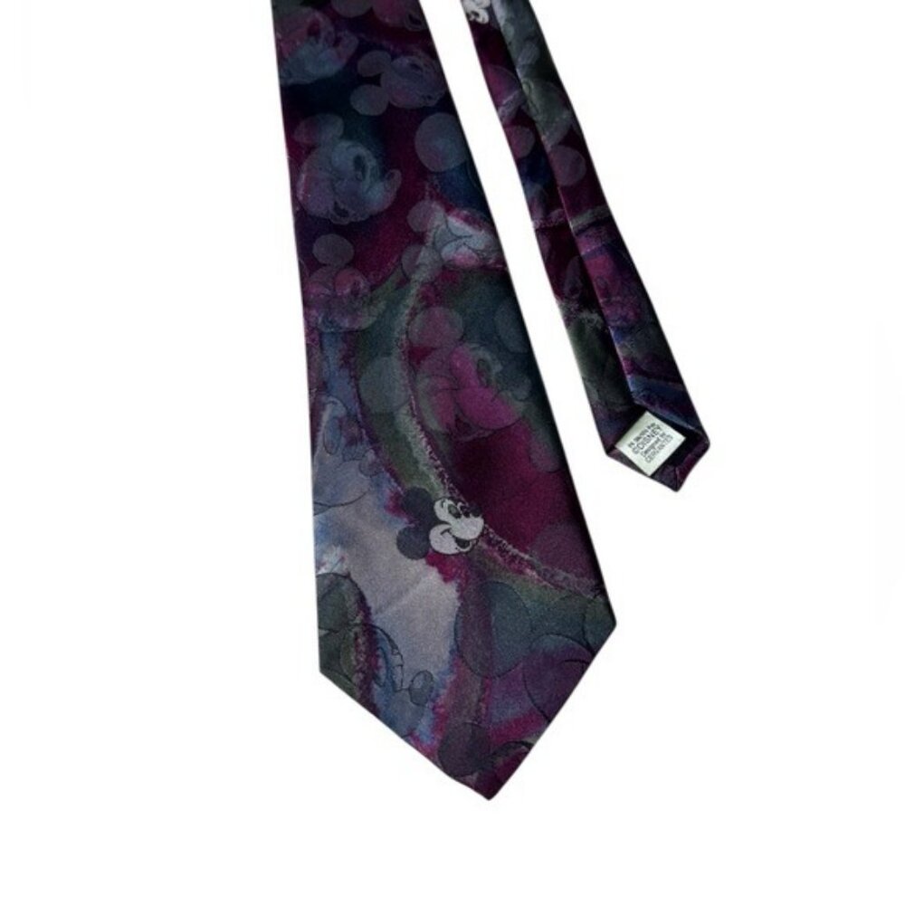 Vintage Cervantes Disney Silk Tie Mickey Mouse Abstract Artsy‎ Career Formal
